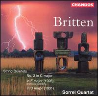 Britten:String Quartets von Sorrel Quartet