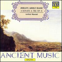 Johann Adolf Hasse: 6 Sonate a tre, Op.2 von Artificii Musicali