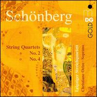 Schoenberg: String Quartets 2 & 4 von Leipziger Streichquartett