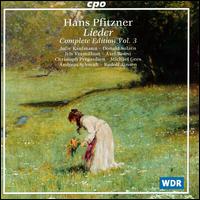 Hans Pfitzner: Lieder, Complete Edition, Vol.3 von Various Artists