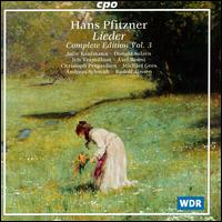 Hans Pfitzner: Lieder, Complete Edition, Vol.3 von Various Artists