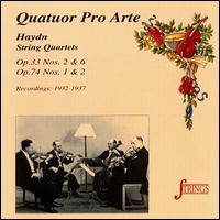 Haydn: String Quartets Op. 33 & 74 von Pro Arte String Quartet
