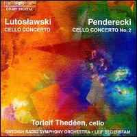 Lutoslawski/Penderecki: Cello Concertos von Torleif Thedeen