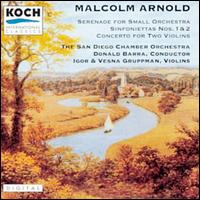 Malcolm Arnold: Serenade; Concerto for 2 Violins; Sinfoniettas Nos. 1 & 2 von Various Artists