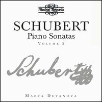 Schubert: Piano Sonatas, Vol.2 von Marta Deyanova
