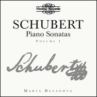 Schubert: Piano Sonatas, Vol.1 von Marta Deyanova