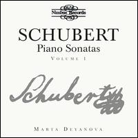 Schubert: Piano Sonatas, Vol.1 von Marta Deyanova