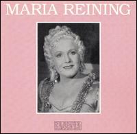 Maria Reining singt von Maria Reining
