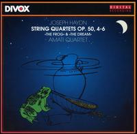 Haydn: String Quartets, Opp. 50, Nos. 4 ("The Dream"), 5, 6 ("The Frog") von Amati Quartet