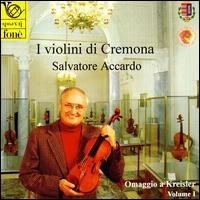 Hommage to Fritz Kreisler Vol.1 von Salvatore Accardo