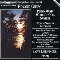 Grieg: Piano Music Without Opus Number von Love Derwinger