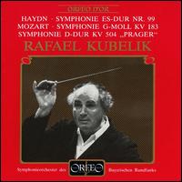 Haydn: Symphonie Es-Dur Nr. 99; Mozart: Symphonies KV 183, KV 504 "Prager" von Rafael Kubelik