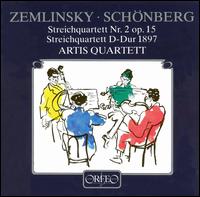 Alexander von Zemlinsky: Streichquartett Nr. 2 Op. 14; Arnold Schönberg: Streichquartett D-Dur 1987 von Artis Quartett