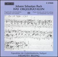 Bach:Orgelbüchlein Vol.3 von Helmuth Rilling