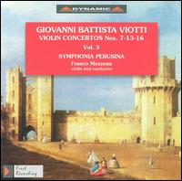 Viotti: Violin Concertos Vol. 3 von Various Artists