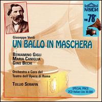 Verdi: Un Ballo in Maschera von Tullio Serafin