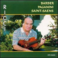 Ricci plays Barber, Paganini, Saint-Saens von Ruggiero Ricci