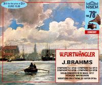 Brahms: Symphonies Nos. 1 - 4; Violin Concerto in Re Magg Op. 77; Variations on a Theme by Haydn Op. 56a von Wilhelm Furtwängler