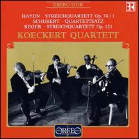 Haydn: Streichquarett Op. 74/1; Schubert: Quartettsatz; Max Reger: Streichquartett Op. 121 von Kockert Quartet