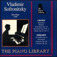 Sofronitsky 1948 Recordings von Vladimir Sofronitsky