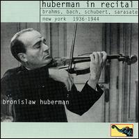 Huberman in recital New York 1936-44 von Bronislaw Huberman