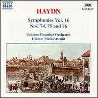Haydn: Symphonies Nos. 74, 75 & 76 von Various Artists
