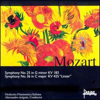 Mozart: Symphonies 25 & 36 von Italian Philharmonic Orchestra