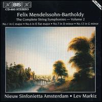 Mendelssohn: String Symphonies 1, 6, 7, 12 von Nieuw Sinfonietta Amsterdam