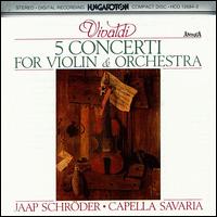 Vivaldi: 5 Concerti for Violin and Orchestra von Jaap Schroder