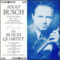 Great Violinists Volume 5: Adolf Busch von Adolf Busch