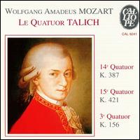 Mozart: Quatuors Nos. 3, 14, 15 von Talich Quartet
