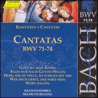 Bach: Cantatas, BWV 71-74 von Helmuth Rilling