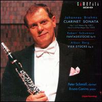 Brahms: Clarinet Sonata; Schumann: Fantasiestücke, Op. 73; Berg: Vier Stücke, Op. 5 von Peter Schmidl