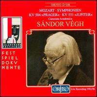 Mozart: Prague & Jupiter Symphonies von Sandor Végh