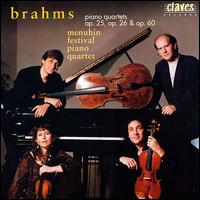 Brahms: Piano Quartets von Menuhin Festival Piano Quartet