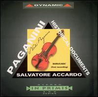 Paganini Historical Documents: Barucaba' von Various Artists