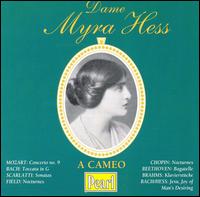 Dame Myra Hess--A Cameo von Myra Hess
