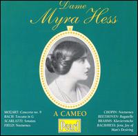 Dame Myra Hess--A Cameo von Myra Hess