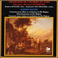 Haydn: Flute Concerto / Divertissement / Violin Concerto von Orchestre de Chambre du Jura