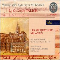 Mozart: Milanese String Quartets von Talich Quartet