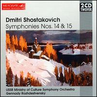 Shostakovich: Symphonies Nos. 14 & 15 von Gennady Rozhdestvensky