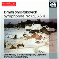 Shostakovich: Symphonies Nos. 2-4 von Gennady Rozhdestvensky
