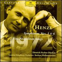 Hans Werner Henze: Symphonies Nos. 5 & 6; Five Neapolitan Songs von Hans Werner Henze
