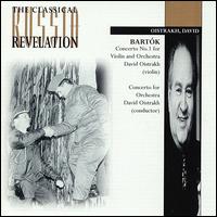 Bartok: Violin Concerto no. 1 / Concerto for orchestra von David Oistrakh