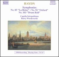 Haydn: Symphonies No. 85, 92 & 103 von Barry Wordsworth