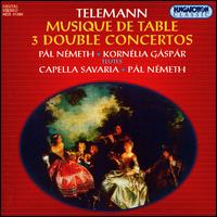 Telemann: Musique de Table; 3 Double Concertos von Various Artists