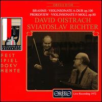 Brahms: Violinsonate A-Dur op. 100; Prokofiev: Violinsonate f-moll op. 80 von Various Artists