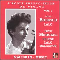 L'Ecole Franco-Belge de Violon Volume 1 von Various Artists