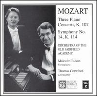 Mozart: Three Piano Concerti, K. 107; Symphony No. 14 von Malcolm Bilson