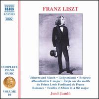 Liszt: Piano Music Vol. 10 von Jenö Jandó